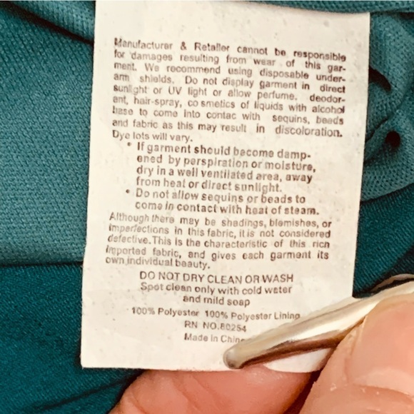 NWOT Alyce Paris Deep Green Open Cut-Out Back Cage Bodycon Dress - Size 10 - Picture 7 of 8